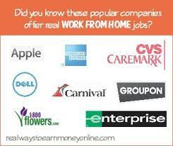Did You Know That These Known Reputable Companies Actually Do Hire Home Based Workers This Working From Home Work From Home Opportunities Work From Home Jobs
