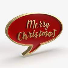 Red With Gold Speech Bubble And Golden Inscription Merry Christmas Isolated On Transparent Background Toy Object Box Png Transparent Clipart Image And Psd Fi Transparent Background Speech Bubble Merry Christmas