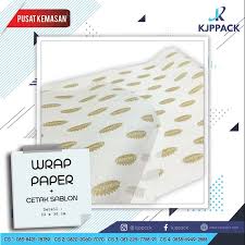 Cara membuat kemasan bag paper dari kertas nasi ini sangat mudah dan kemasan ini sangat cocok untuk kemasan produk. Jual Kertas Nasi Anti Minyak Polos Print Uk 23 X 27 Kurnia Jaya Perkasa