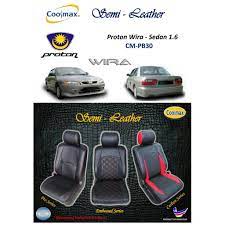 5 kereta murah pilihan kami mekanika. Coolmax Semi Leather Proton Wira Sedan 1 6 Car Seat Cover Full Set Sarung Kusyen Kereta Yg Penuh Lengkap Shopee Malaysia
