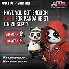 No nível 1, o panda restaura 4 de vida ao abater e a quantidade de vida restaurada cresce a cada level do panda, no próximo level por exemplo, ele irá restaurar 7 de vida ao abater. Have You Got Enough Cash For The Panda Garena Free Fire Facebook