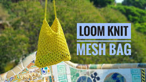 Maybe you would like to learn more about one of these? How To Loom Knit A Mesh Bag Easy For Beginners Diy Tutorial Youtube
