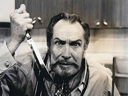 Vincent Price decadente como Roderick Usher