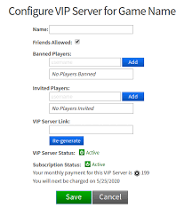 Thuốc vipdervir có nguồn gốc hoàn toàn từ các dược liệu tại việt nam. Restricting Players Access To Vip Servers Website Features Devforum Roblox