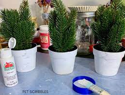 They can paint with craft paint, stickers and glaze with mod podge. Chalk Paint On Plastic Pots An Amazing Makeover Garden Sanity By Pet Scribbles