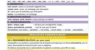 ¿cuáles son las palabras que sirven para relacionar oraciones? Gramatica Latina La Oracion Compuesta Nexos Coordinantes Y Subordinantes Pdf Google Drive