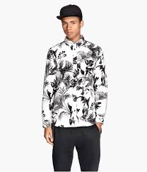 Black And White Long Sleeve H M Offers Fashion And Quality At The Best Price Menswear White Long Sleeve Shirt Shirts