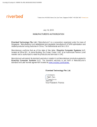 We Are Pleased To Announce Our Partnership With Riverbed Technology Technology Optimization Manufacturing