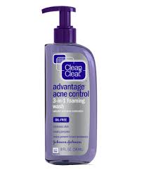 acne control 3 in 1 foaming face wash