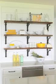 wrought iron kitchen shelf brackets