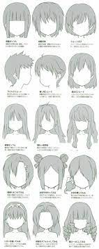 Girl Hairstyles Text How To Draw Manga Anime Anime Drawings Tutorials Manga Drawing Sketches