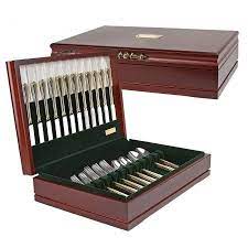 Do any chowhounders eat with sterling silver knives forks etc. Oneida Liberty Silverware Chest Mahogany Silverware Chest Mahogany Flatware Chests