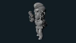 Today i gave some thought to the ages of the characters and decided to make an age tier. 3d Printed Brawl Stars Colt Figurine By Ron Dino Pinshape