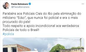 Wellington da silva braga, conhecido como ecko, chefe de uma das maiores milícias que atuam no estado do rio foi preso, na manhã deste sábado (12), na comunidade três pontes, em paciência, na zona oeste da capital. Bb11lpuelhwtkm