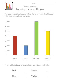 Colors Graphing Worksheet Graphing Worksheets Worksheets For Kids Graphing