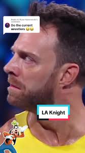 Replying to @Ryan Hammonds A little LA Knight with the Goofy voice for this  one 😆 #laknight #laknightwwe #wwe #wrestlingtiktok #dub #dubbing  #voiceactor #voiceover #voicedubber #voicedubbing ...