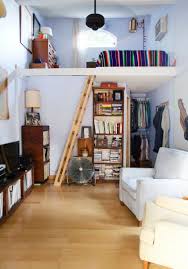 Ben S Tiny But Comfy 250 Square Foot Studio Apartment Therapy Small Spaces Small Apartment Therapy Small Space Bedroom