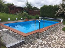 Thermopool Schwimmbecken 7 00 X 3 50 X 1 50m Inkl Bodenisolierung Rechteckpool Schwimmbecken Pool Schwimmen