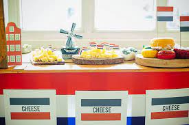 When calling people to invite them, say, we're meeting next saturday at the such and such. Yana S Dutch Themed Party 1st Birthday Amsterdam Party Party Themes Party