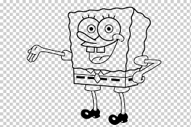 More spongebob squarepants coloring pages. Squidward Tentacles Patrick Star Plankton And Karen Mr Krabs Coloring Book Sponge Sponge Angle White Hand Png Klipartz