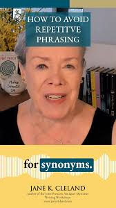 Revolutionize Your #Writing: Beyond Synonyms with Jane Cleland #Words