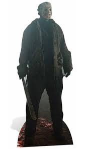 Make the kids thinks twice before knocking on your door. Jason Voorhees Silhouette En Carton Grandeur Nature 190 Cm Decofete Ch