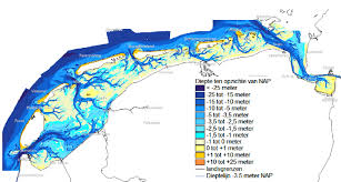 De waddenzee is behoorlijk druk. Figuur 5 Diepte Ten Opzichte Van Nap In De Waddenzee Rikz 1998 Download Scientific Diagram