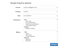 using the google analytics api v3 with php fetching data