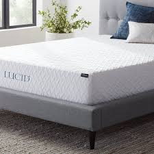 Lucid 10 Medium Gel Memory Foam Mattress Reviews Wayfair Mattress Mattress Furniture Memory Foam Mattress