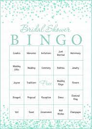 Bridal Bingo Cards Printable Download Prefilled Bridal Shower Game For Wedding Mint Confetti Bridal Bingo Bridal Shower Bingo Wedding Shower Themes