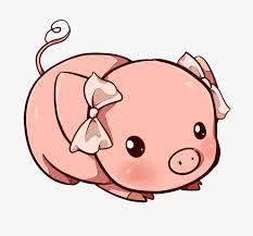 Chibi Cute Pig Drawing Hd Png Download Transparent Png Image Pngitem