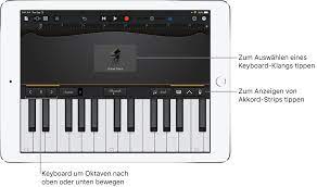 Klavier tastaturbeschriftung / piano sticker set. Spielen Des Keyboards In Garageband Fur Das Ipad Apple Support