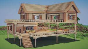 While exploring and making your way around the world of minecraft is exciting, one of the more fun experiences players. Minecraft Holzvilla Wooden Haus Minecraft Woodenhouseproject Minecraft Haus Minecraft Haus Bauen Minecraft Gebaude