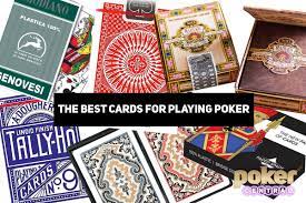Depending on price and preference, a distinction is made between paper cards, plastic cards and cardboard cards coated with plastic. Kem Archives Poker Central