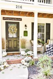 Black And White Fall Porch Decor Ideas Black And White Fall Porch Fallporch Fallinspiration Fall Decorations Porch Country House Decor Fall Porch