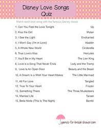 Free Printable Disney Love Songs Game Disney Love Songs Love Songs Valentine Songs