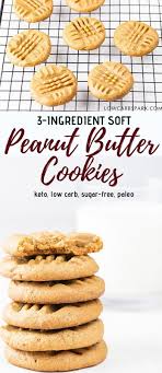 3 Ingredient Keto Peanut Butter Cookies Lowcarbspark Com Recipe Keto Peanut Butter Cookies Low Carb Recipes Dessert Soft Peanut Butter Cookies