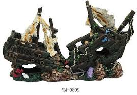 Decorations 66789 Sunken Pirate Ship Fish Tank Ornament Aquarium Decoration Buy It Now Only 49 95 On Ebay Aquarium Decorations Fish Tank Pirate Ship