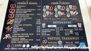 Company to banish the word dog from its menu and suggested that the frankfurter wrapped in a pretzel be called pretzel sausage as part of conditions to. Auntie Annes Prices Fast Food Menu Prices Induced Info