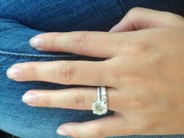 Show Me Your Diamond Wedding Band That Is Larger Than Engagement Band Weddingbee Boards Diamond Wedding Bands Engagement Bands Wedding Bands