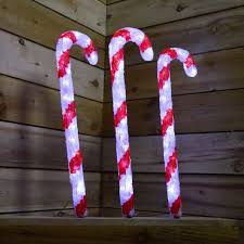 Add crushed candy canes on top of your chocolate and marshmallow and never look back. Christmas Decorations Trees Set Of 3 60cm Led Acrylic Christmas Candy Cane Stake Lights In Cool White Celebration Occasion Supplies