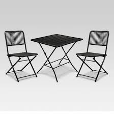 Free shipping on prime eligible orders. 3pc Rope Woven Patio Folding Chairs And Table Bistro Outdoor Garden Chair Set China Rattan Furniture Home Furniture Made In China Com