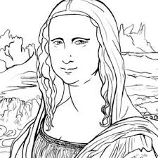 Click on the image to view the pdf. The Mona Lisa Coloring Pages Mona Lisa Kerala Mural Painting Coloring Pages