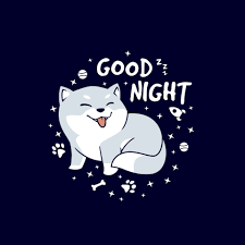 If you are looking for some adorable and cute good night images, wallpapers, pictures, greetings and more to share on facebook, whatsapp, tumblr. Cute Shiba Inu Good Night Cartoon Illustration 2121103 Vector Art At Vecteezy