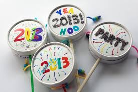 How To Make New Year S Eve Noise Makers New Year S Eve Crafts Kids New Years Eve New Years Eve Traditions