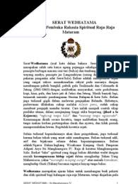 Kanggo menehi piwulang tumindak luhur marang. Serat Wedhatama Sri Mangkunegoro Iv