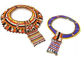What We Brought Home Beaded Necklaces From Kenya With Video Beaded Bead Work Beaded Necklace