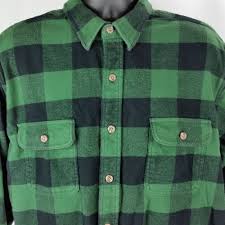 Black And White Buffalo Plaid Shirt Mens Field And Stream Mens Xl Tall Green Buffalo Plaid Flannel Shirt Thick Barn Heavy Fieldstream Buttonfr Plaid Flannel Shirt Buffalo Plaid Flannel Flannel Shirt