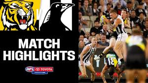Team logo for richmond tigers. Richmond V Collingwood Highlights Round 2 2019 Afl Youtube