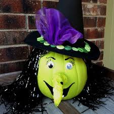 Pumpkin Witch Pumpkin Halloween Decorations Fall Halloween Decor Halloween Crafts
